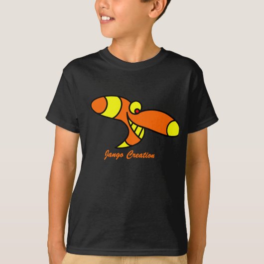 おもしろい子供ジャンゴTシャツ Tシャツ (正面)
