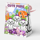 おもしろい子犬の愛用ボックス フェイバーボックス (裏面サイド)