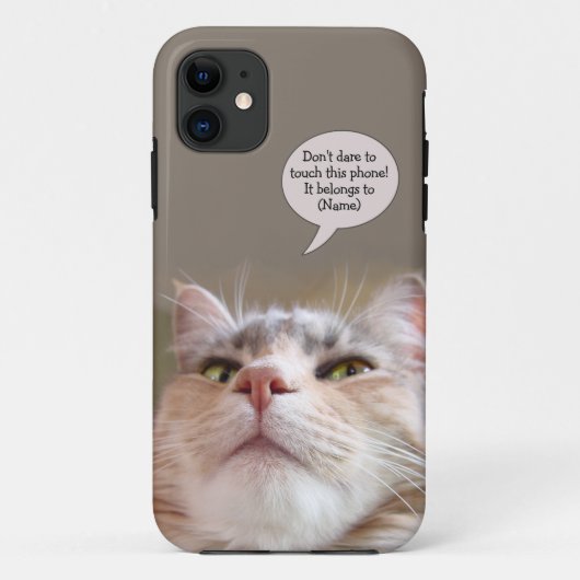 おもしろい子猫の電話ケース Case-Mate iPhoneケース (裏面)