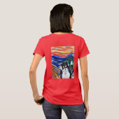 おもしろい子猫キャットTシャツ Tシャツ (裏面フル)