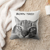 おもしろい子猫 クッション (ブランケット)