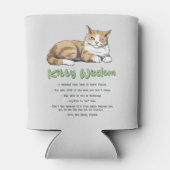 おもしろい子猫 缶クーラー (裏面)