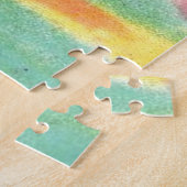 おもしろい孔雀 ジグソーパズル (側面)