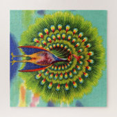 おもしろい孔雀 ジグソーパズル (横)