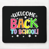 おもしろい学校の最初の日先生へようこそSc マウスパッド (正面)