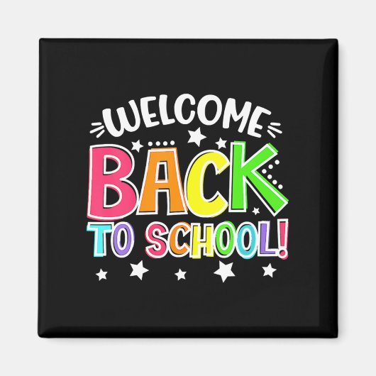 おもしろい学校の最初の日先生へようこそSc マグネット (正面)