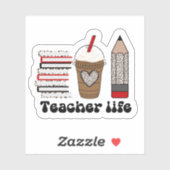 おもしろい学校アニマルプリント学校先生シール シール (シート)