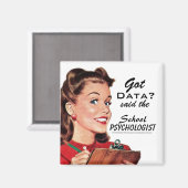 おもしろい学校心理学「得データ?」 マグネット (正面/裏面)