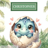 おもしろい孵化マーンベビー恐竜パーソナライズされた クッション