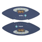 おもしろい宇宙イラストレーション アメリカンフットボール (パネル)