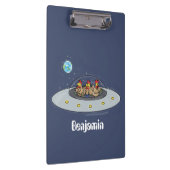 おもしろい宇宙イラストレーション クリップボード (右)