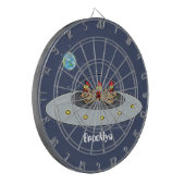 おもしろい宇宙イラストレーション ダーツボード (正面左)