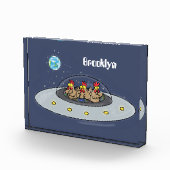 おもしろい宇宙イラストレーション フォトブロック (右)