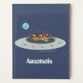 おもしろい宇宙イラストレーション プランナー手帳 (裏面)