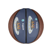 おもしろい宇宙イラストレーション ミニバスケットボール (縦)