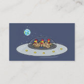 おもしろい宇宙イラストレーション 名刺 (裏面)