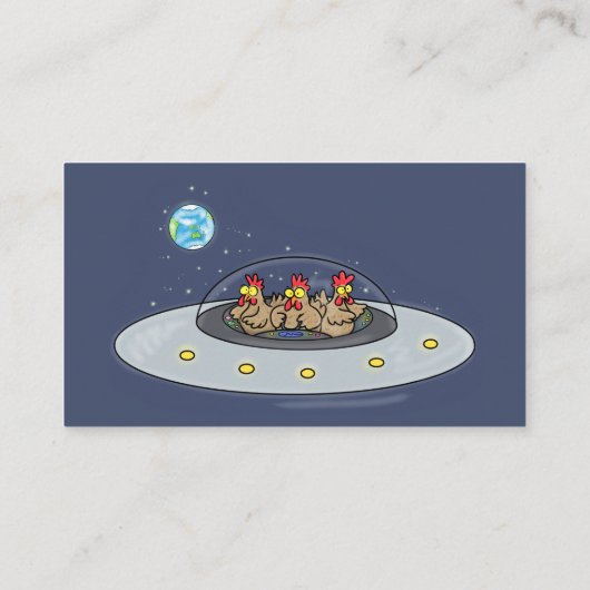 おもしろい宇宙イラストレーション 名刺 (裏面)