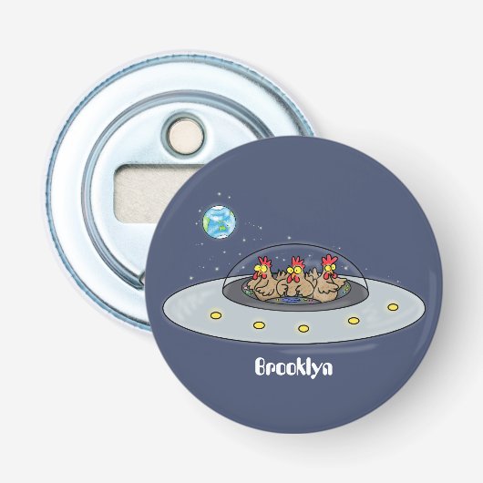 おもしろい宇宙イラストレーション 栓抜き (正面)