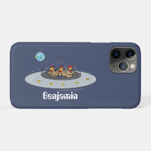 おもしろい宇宙イラストレーション iPhone 11 PROケース