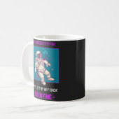 おもしろい宇宙失ったの宇宙飛行士素晴らし コーヒーマグカップ (正面左)