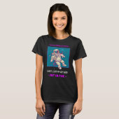 おもしろい宇宙失ったの宇宙飛行士素晴らし Tシャツ (正面フル)