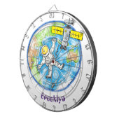 おもしろい宇宙宇宙飛行士 ダーツボード (正面右)