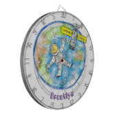 おもしろい宇宙宇宙飛行士 ダーツボード (正面左)