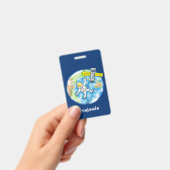 おもしろい宇宙宇宙飛行士 バッジ (手持ち)