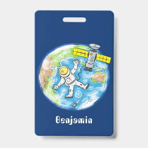 おもしろい宇宙宇宙飛行士 バッジ