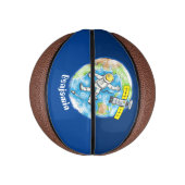 おもしろい宇宙宇宙飛行士 ミニバスケットボール (縦)