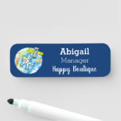 おもしろい宇宙宇宙飛行士 名札 (インサイチュ)