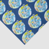 おもしろい宇宙宇宙飛行士 薄葉紙 (詳細)