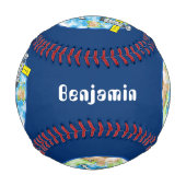 おもしろい宇宙宇宙飛行士 野球ボール (正面)