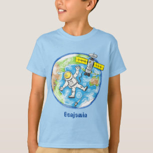 おもしろい宇宙宇宙飛行士 Tシャツ