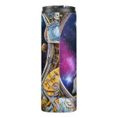 おもしろい宇宙猫宇宙飛行士 タンブラー (裏面)