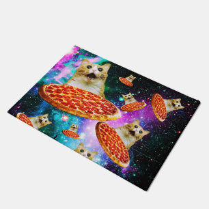 おもしろい宇宙猫 ドアマット