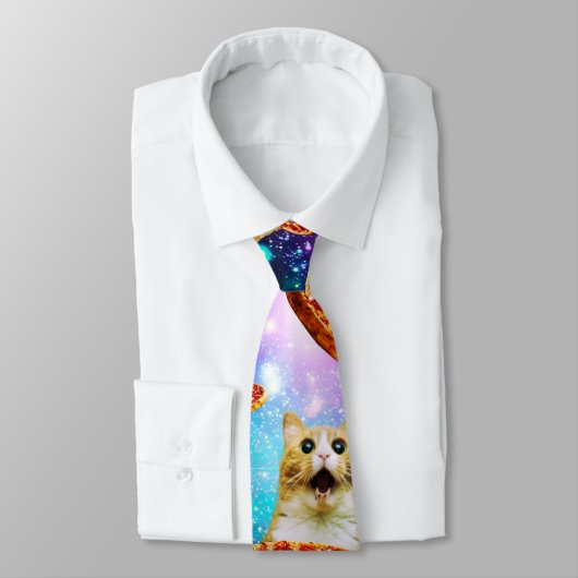 おもしろい宇宙猫 ネクタイ (タイ)