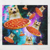 おもしろい宇宙猫 ビールラベル (シングルラベル)