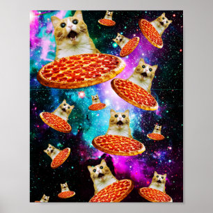 おもしろい宇宙猫 ポスター