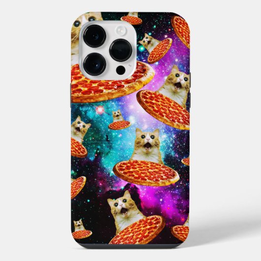 おもしろい宇宙猫 iPhoneケース (裏面)