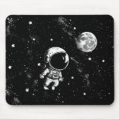 おもしろい宇宙飛行士宇宙 マウスパッド (正面)