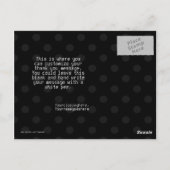 おもしろい宇宙飛行士感謝してい葉書 ポストカード (裏面)