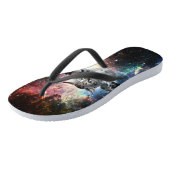 おもしろい宇宙 ビーチサンダル (アングル)