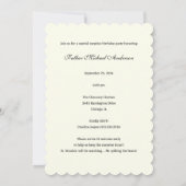 おもしろい宗教聖ドミニク驚きのパーティーイベント 招待状 (裏面)