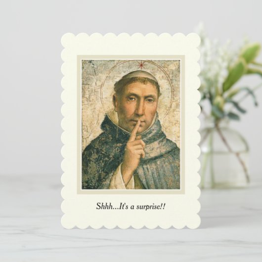 おもしろい宗教聖ドミニク驚きのパーティーイベント 招待状 (スタンド正面)