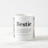 おもしろい定義最高の友の写真 コーヒーマグカップ (中央)