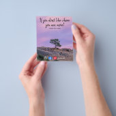 おもしろい実在あなたはの住宅はがき チラシ (手)