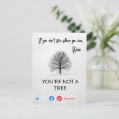 おもしろい実在あなたはの住宅はがき ポストカード (スタンド正面)