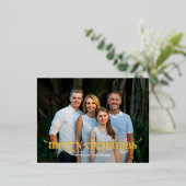 おもしろい実在のSWASH FOILモダン Christmas Card 箔シーズンポストカード (立ち正面)