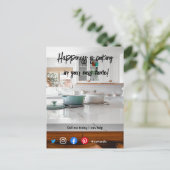 おもしろい実在はがき料理新築ホーム ポストカード (スタンド正面)